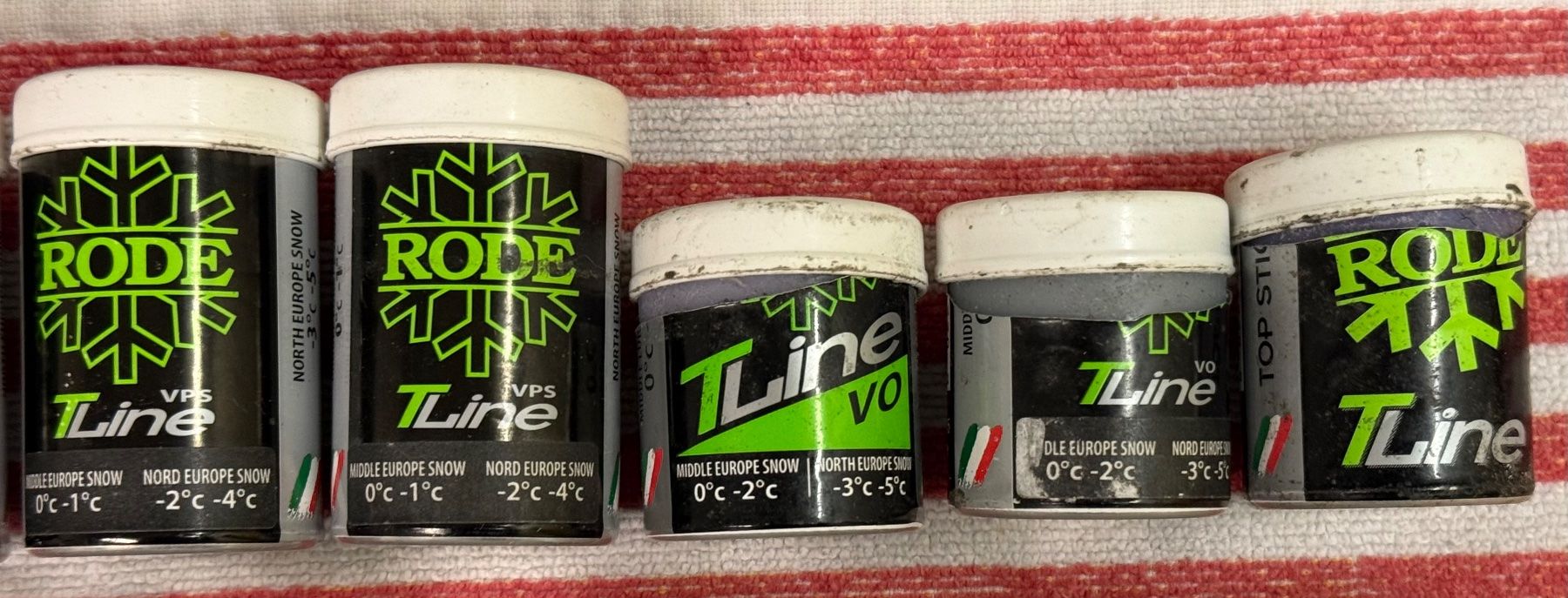 Sci: Skiwachs Set Rode, Vintage, div. Sorten, NEU & gebraucht – Usato da Pragg-Jenaz venduto da Gigolo60 4