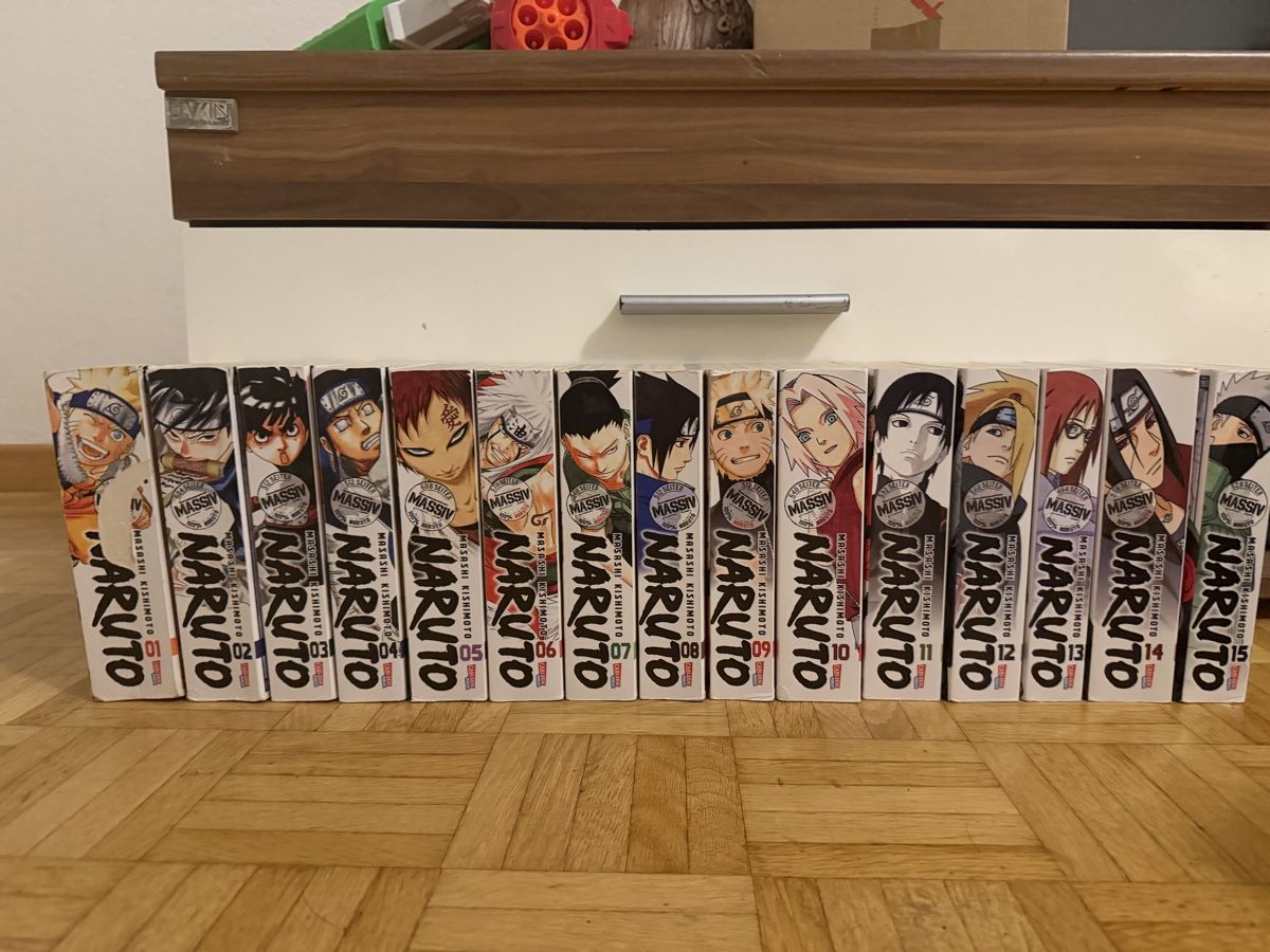 BD: Naruto Bücher 1-15 mit einigen gebrausspuren – D'occasion à Aarau par akimey