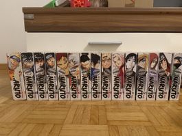 Naruto Bücher 1-15 mit einigen gebrausspuren