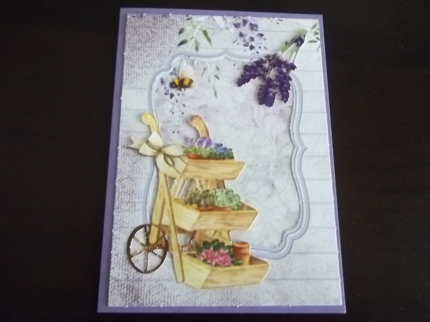 Cartoline: Handgemachte Karte  (Lavendel) – Nuovo (secondo la descrizione) da Olten venduto da Capitole66
