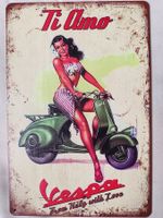 Vespa Blechtafel