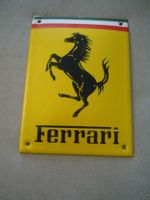 Kleines Email Schild - Ferrari
