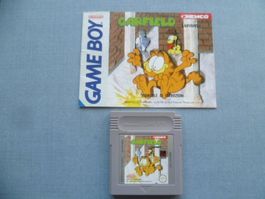 Nintendo Game Boy Garfield Labyrinth Spiel und Anleitung