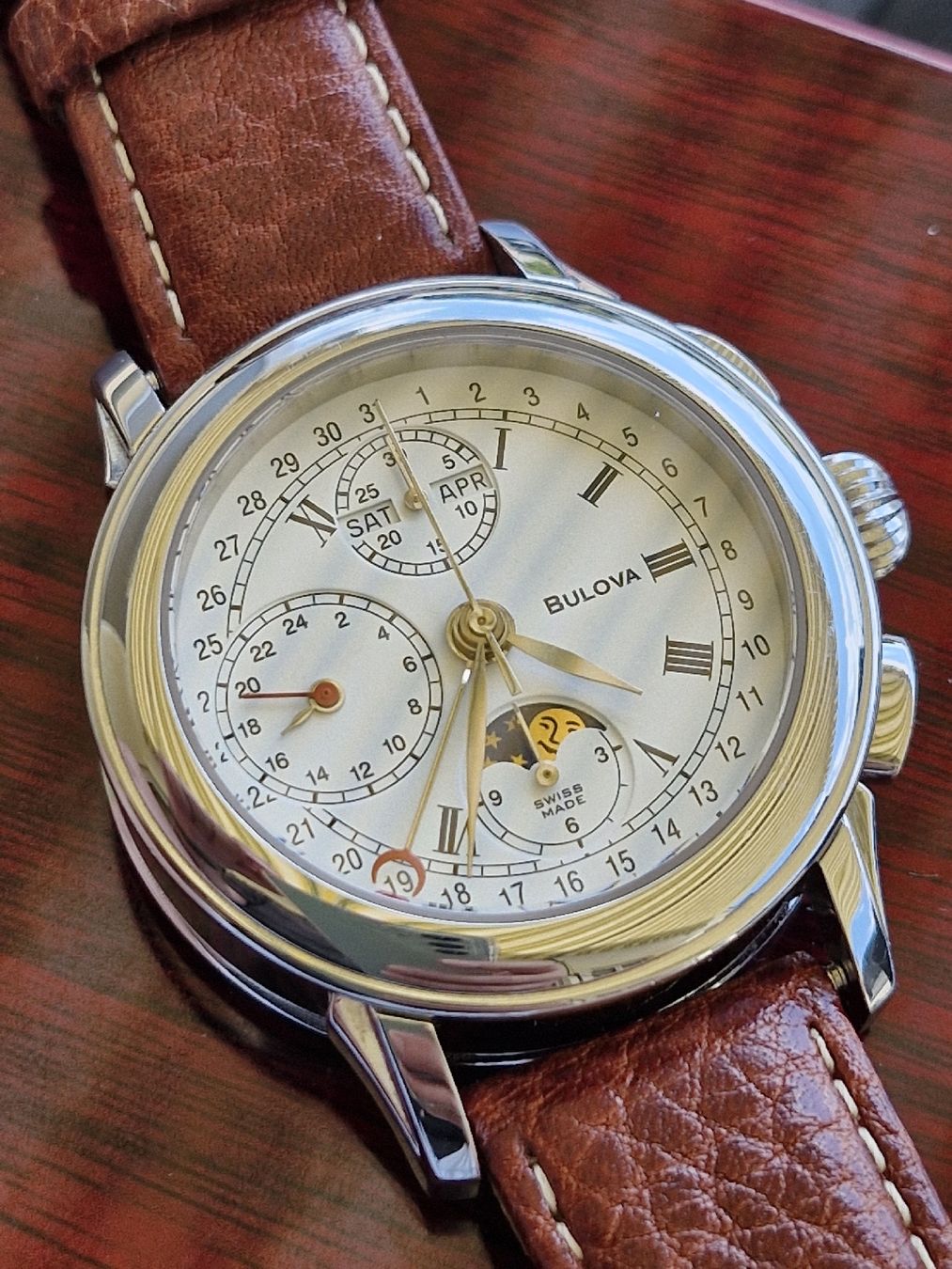 Bulova Orologi: Bulova Chrono mit Valjoux 7751 – Usato da Birrhard venduto da Marki-Mark 2