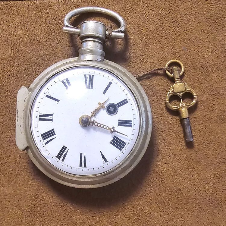 Taschenuhr Spindelgangwerk Schlüsselaufzug mega rar (Gebraucht) in ...