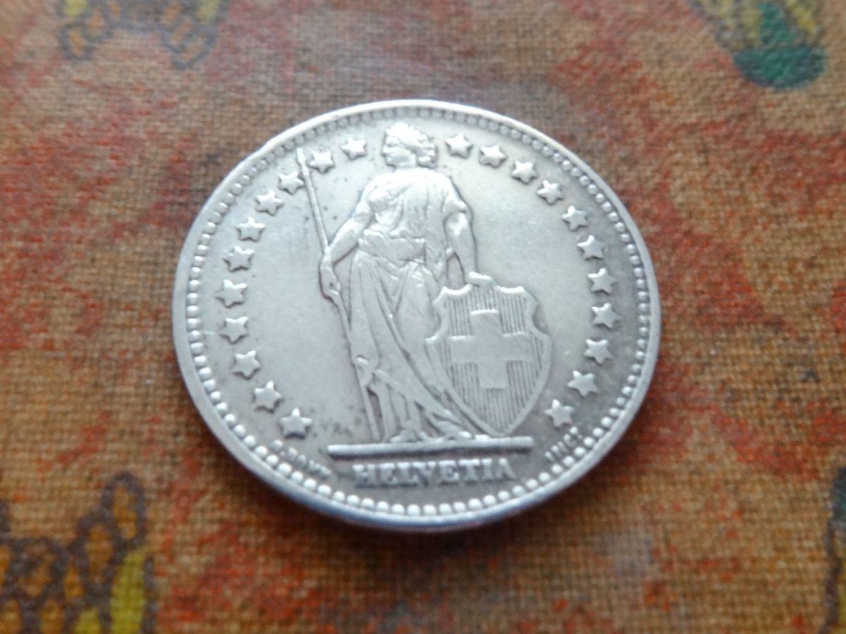 Alle Münzen: 1 Fr. 1937  (Y) – Gebraucht aus Romanel-sur-Lausanne von Swift13 1