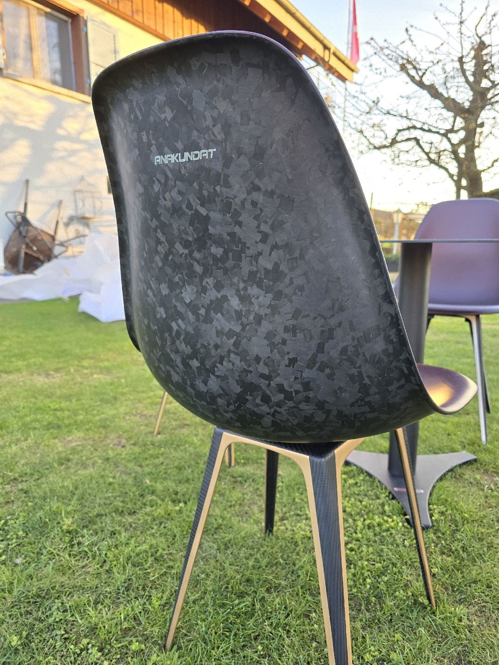 Set di tavolo e panche: Tisch mit Stühle aus 100% Carbon – Usato da Hettiswil venduto da Keeoll 3