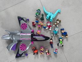 Joli lot de figurines pat patrouille avec Avion Stella