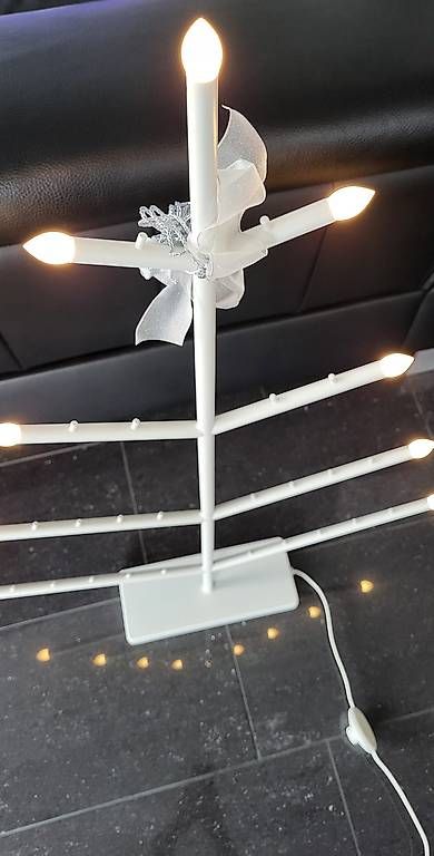 Tutte le decorazioni: Weisser Lichterbaum mit LED-Kerzen – Usato da Wangen SZ venduto da daslohntsich 2