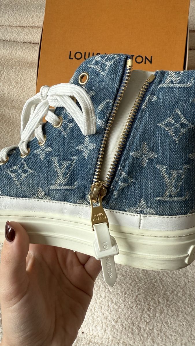 Louis Vuitton Scarpe da donna: Louis Vuitton Sneaker Stellar denim – Usato da Zürich venduto da eli_w5st 3