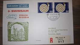 Swissair Zürich - Nicosia 02.04.1971
