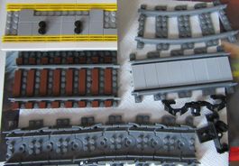 LEGO Eisenbahnschienen  Div.