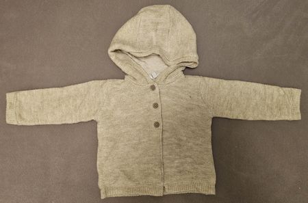 Strickjacke La Redoute, mit Kapuze, beige Gr. 9M/71