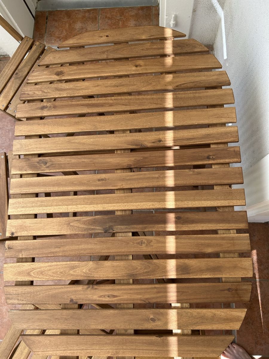 Ikea Set di tavolo e panche: Ikea Balkontisch mit Stühlen und Hocker – Usato da Basel venduto da marcvo 2