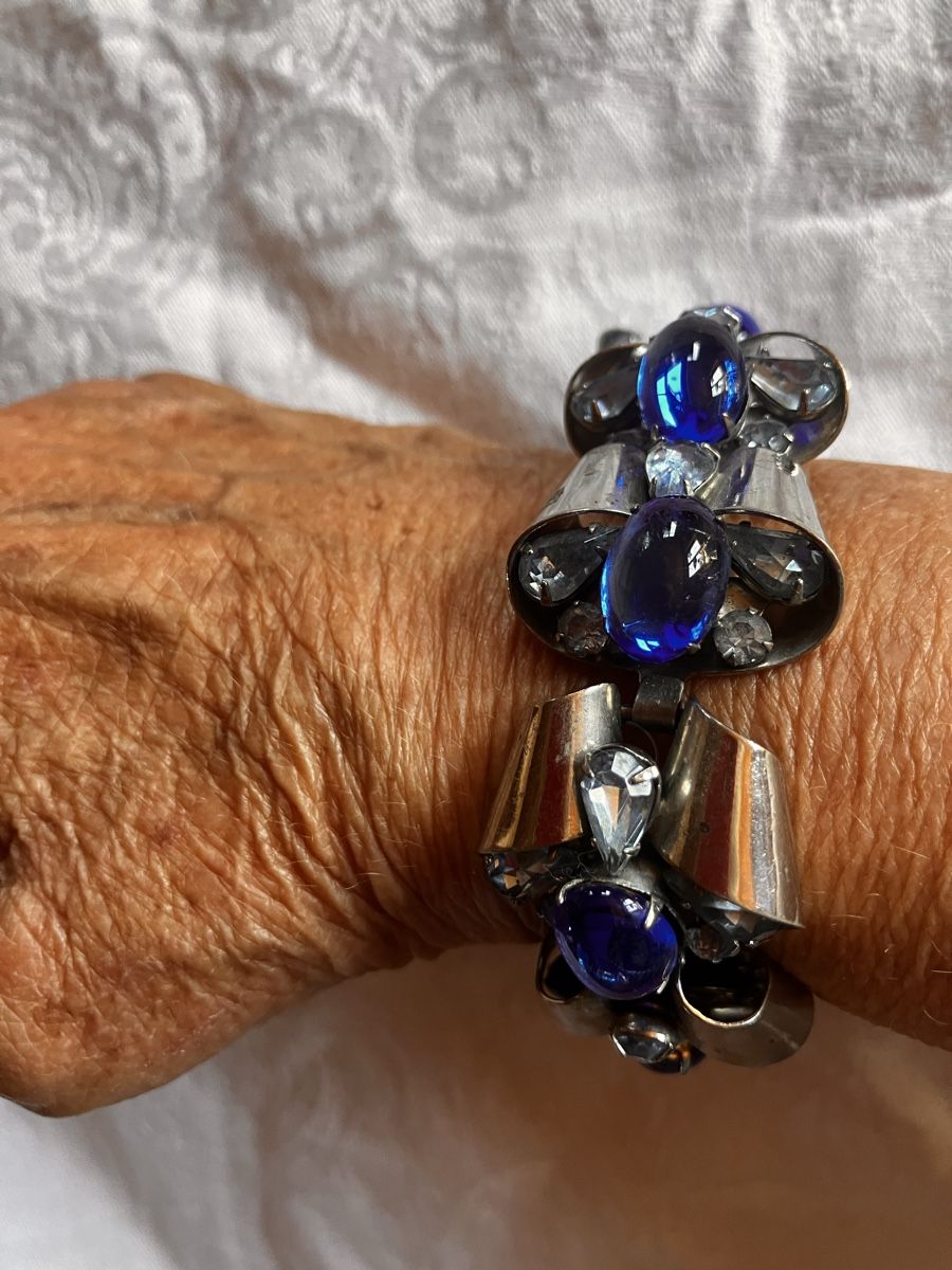 Bracciali & Braccialetti: Vintage Armband mit synthetischen Steinen – Usato da Bassersdorf venduto da groovygremlin 5