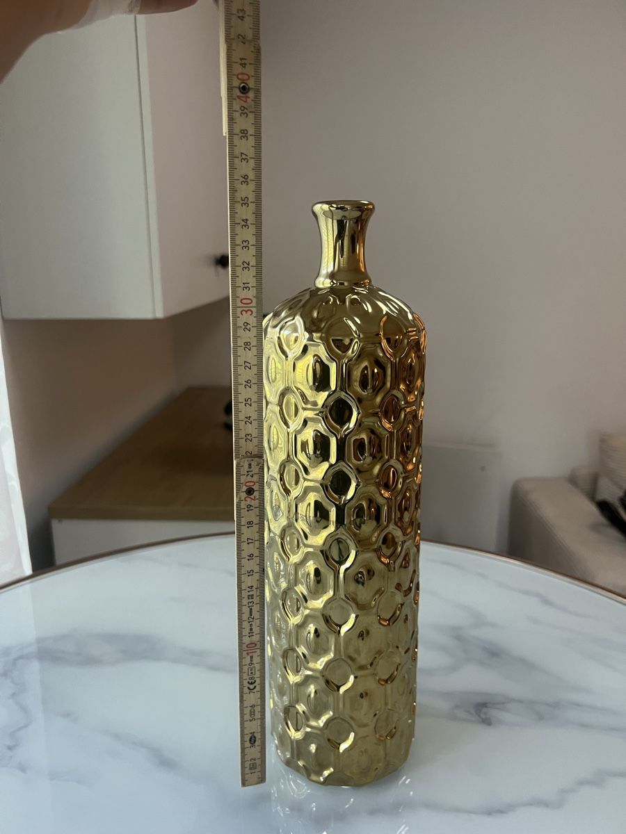 Vasi & Recipienti: Dekovase goldfarben strukturiert – Usato da Zürich venduto da R1908