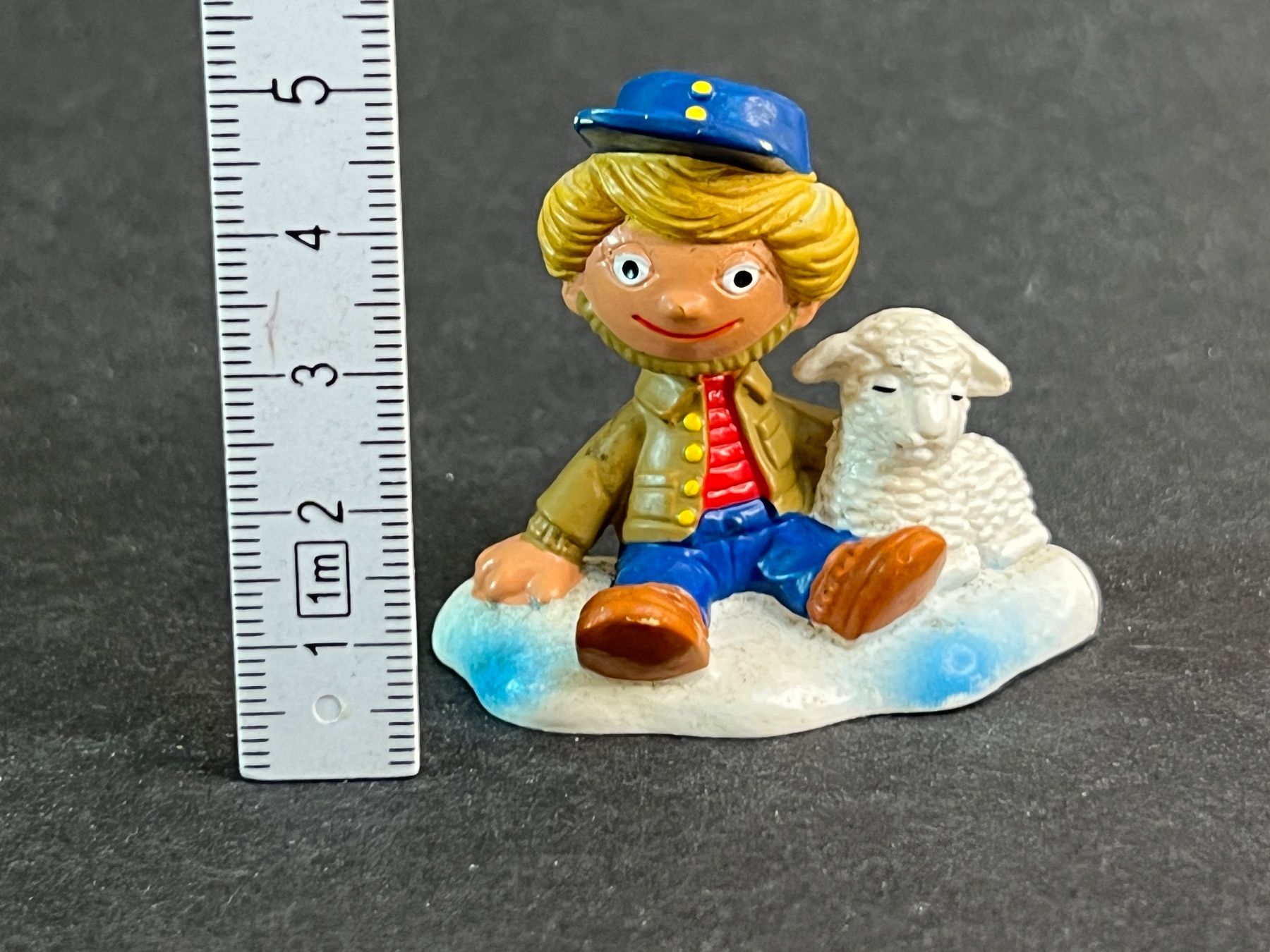 Bullyland Statuette: Sandmännchen Bully auf Wolke, mit Schäfchen Figur – Usato da Ennetbaden venduto da mapa05 1