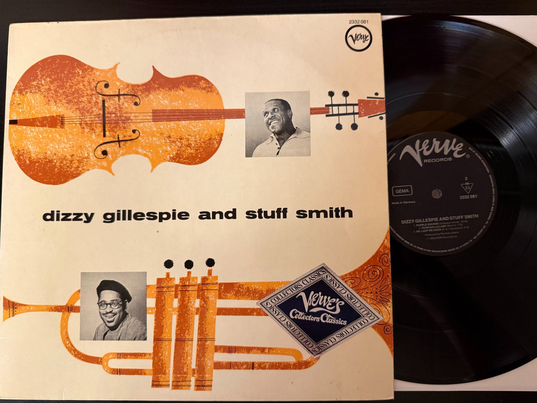 Dischi in vinile: Dizzy Gillespie And Stuff Smith – Dizzy [LP DE] – Usato da Tamins venduto da Dark-Skull-Vinyl