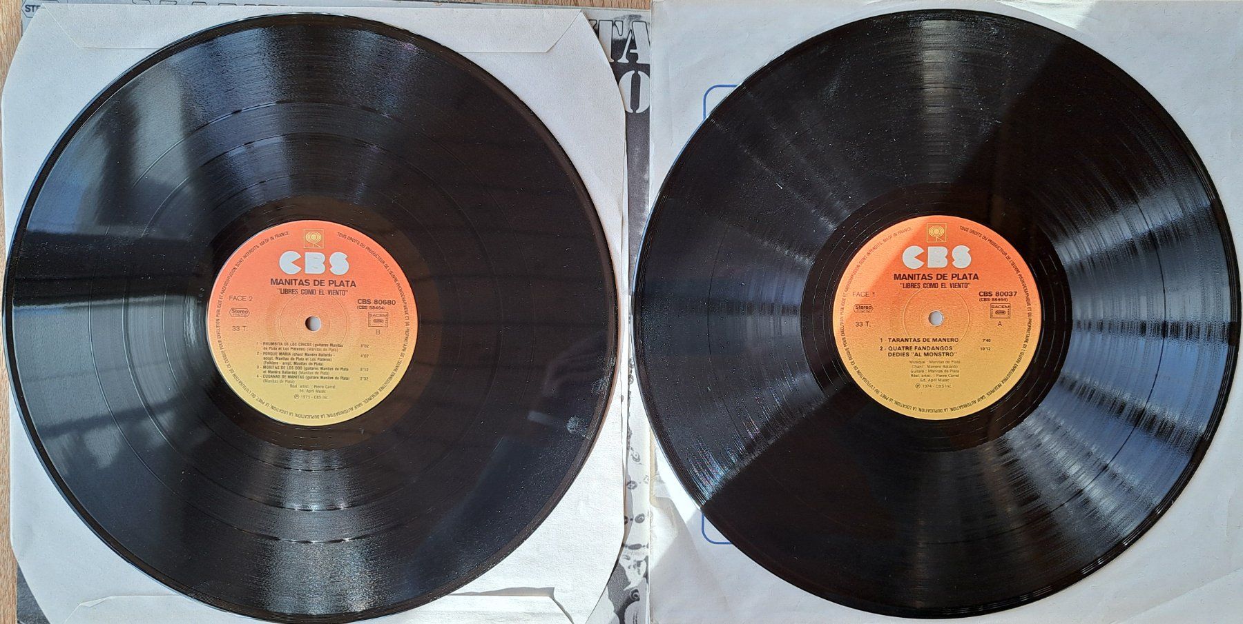 Dischi in vinile: Manitas De Plata - Libres como el viento (2 LP) – Usato da Meggen venduto da Ricardokoch 3