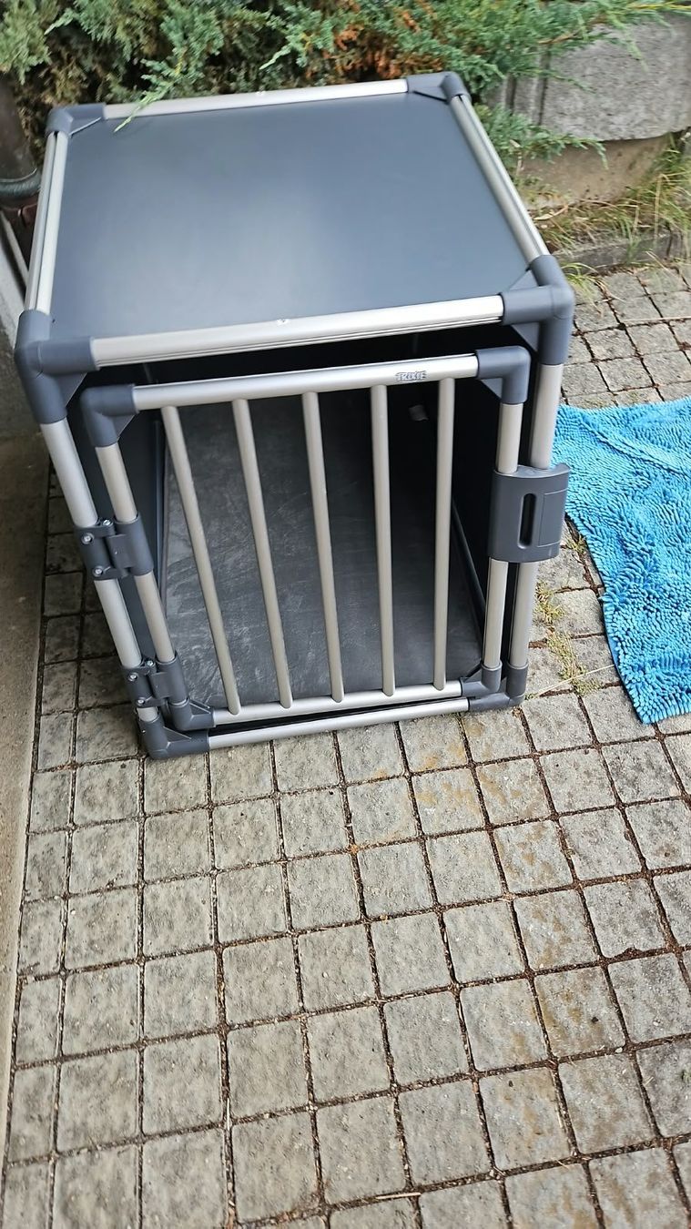 Gabbie, trasporto & Sicurezza: Hundetrans­portboxen Auto – Usato da Walliswil-Nbipp venduto da Keller_Maus 2