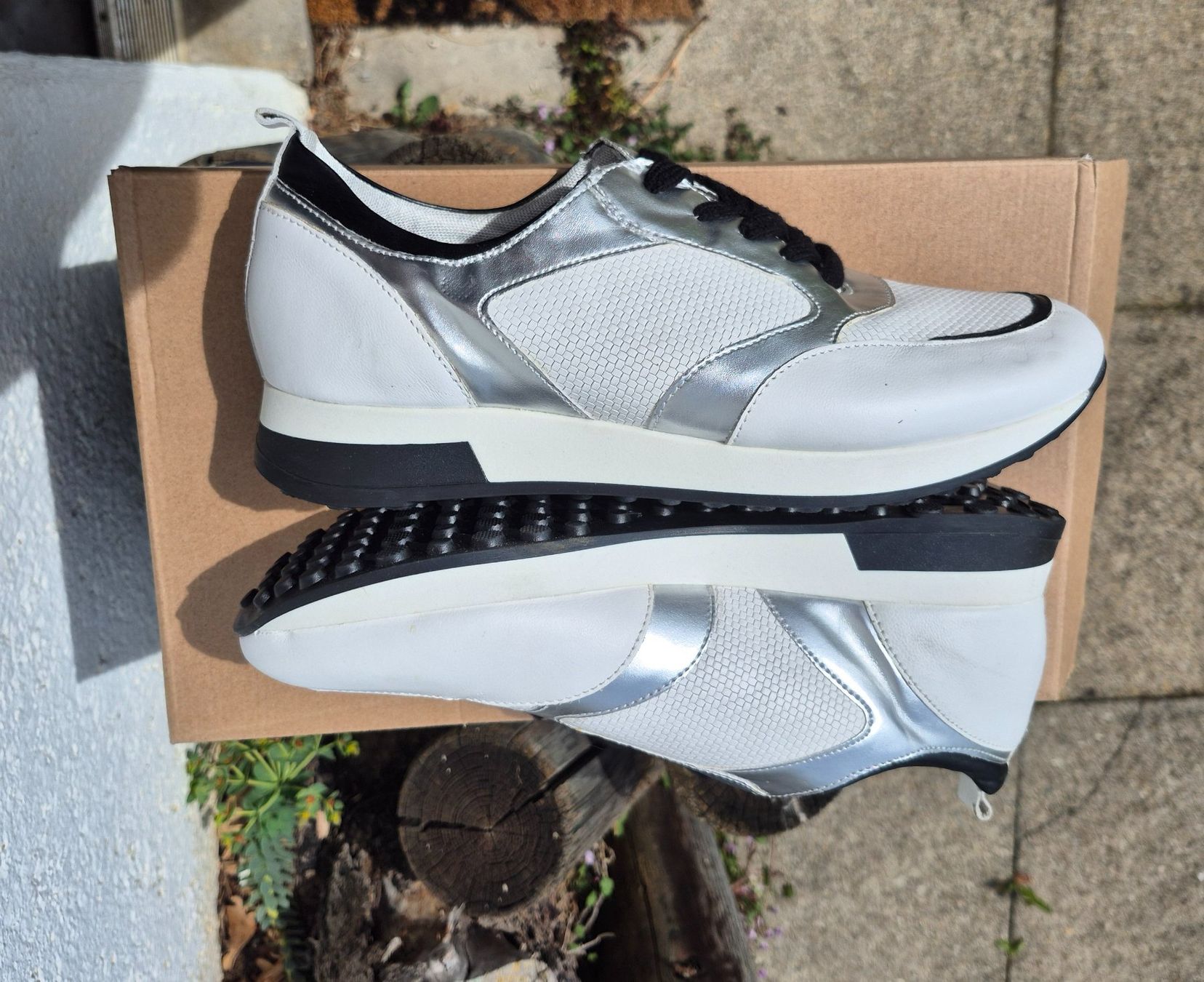 Damenschuhe: Leder Sneakers – Neu (gemäss Beschreibung) aus Wislikofen von Ana.Gomes 4