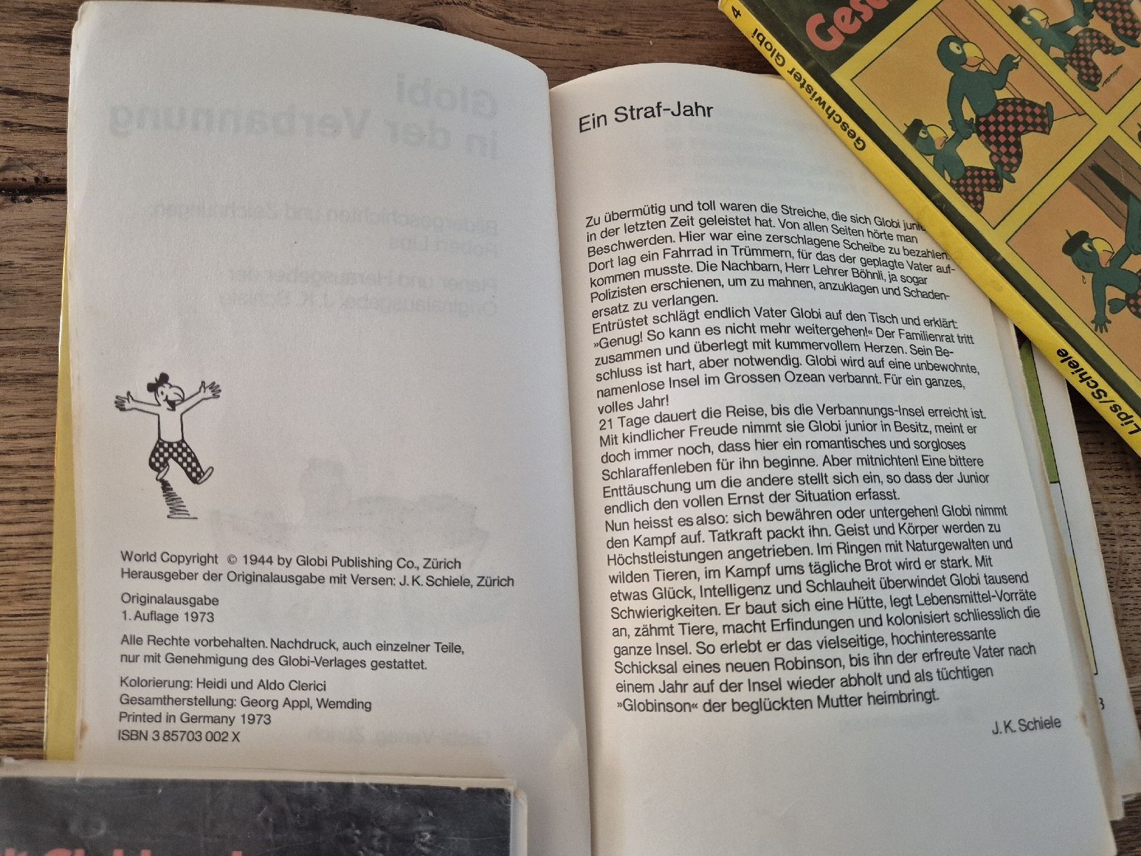 Comics: Globi Taschenbücher 1973 und 1974 – Gebraucht aus Oberdiessbach von Finland1977 4
