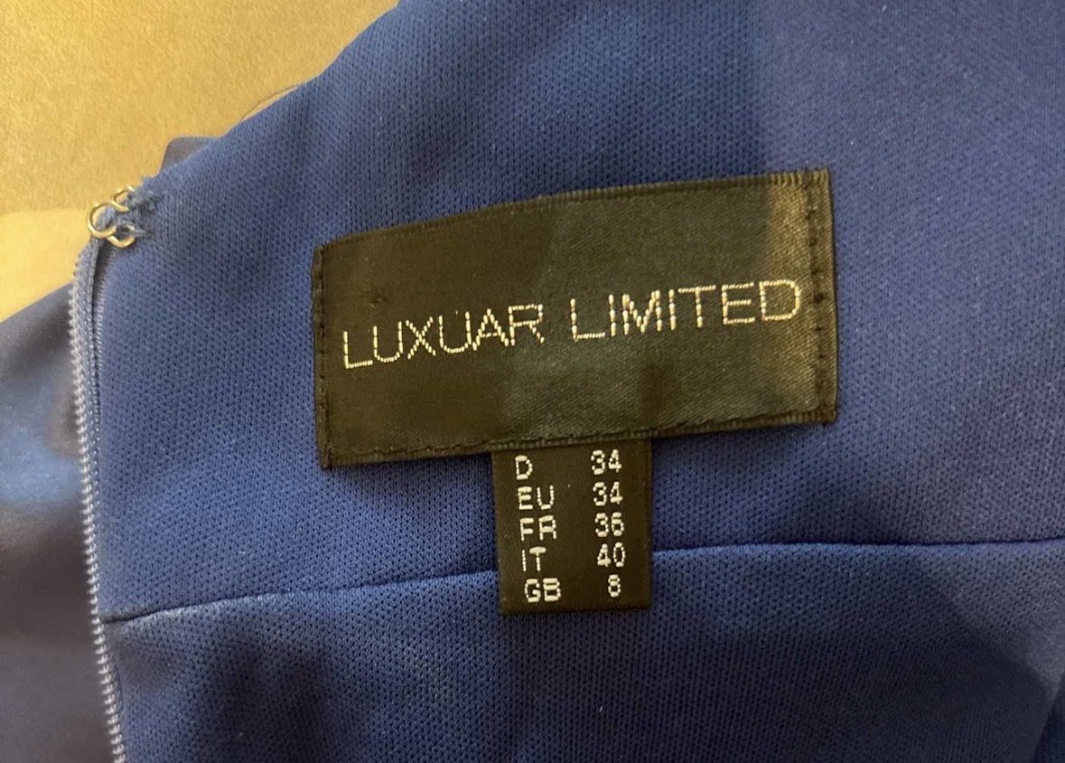 Kleider: Abendkleid blau Grösse 34 – Gebraucht aus Rütihof von sul_s5r2 1
