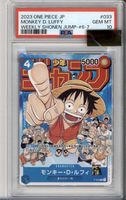 ONE PIECE Promo Monkey.D.Luffy (P-033) (V.2) PSA10 (JP)