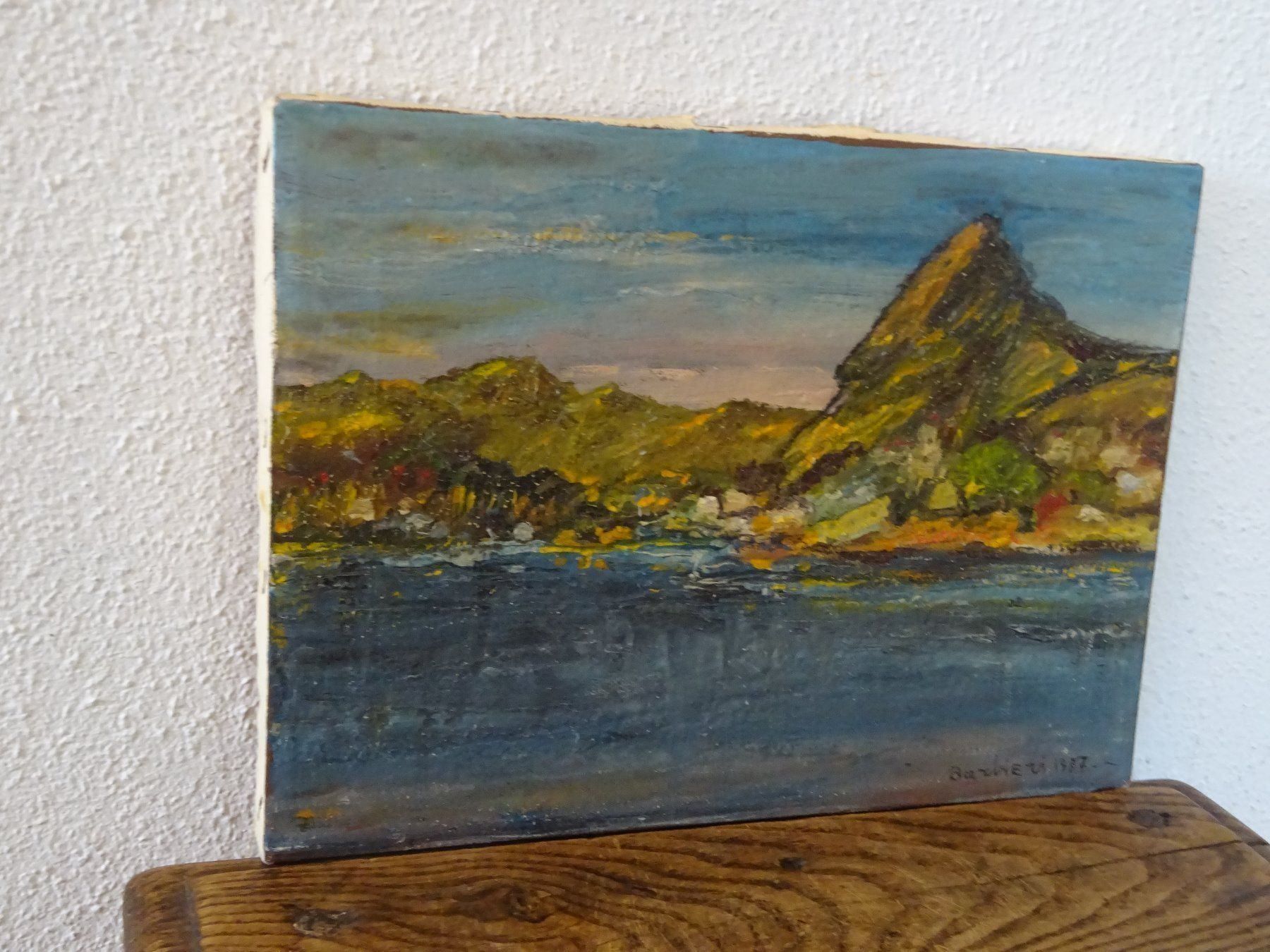 Gemälde: Lago di Lugano / Aldo Barbieri - 1977 – Gebraucht aus Esslingen von eintagammeer 1