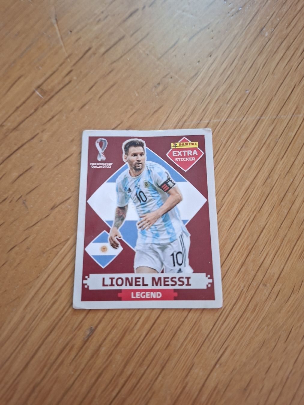 Panini Carte collezionabili: extra sticker Lionel Messi 2022 – Nuovo (secondo la descrizione) da Nidau venduto da Thielle77