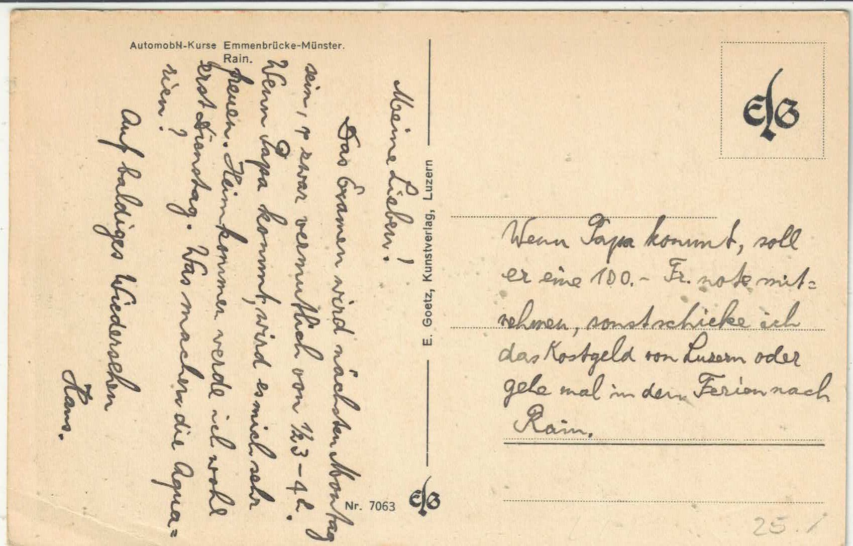 Cartoline postali: Rain - Dorfpartie mit Kirche - animee – Usato da Ettingen venduto da Kartenplanet 1