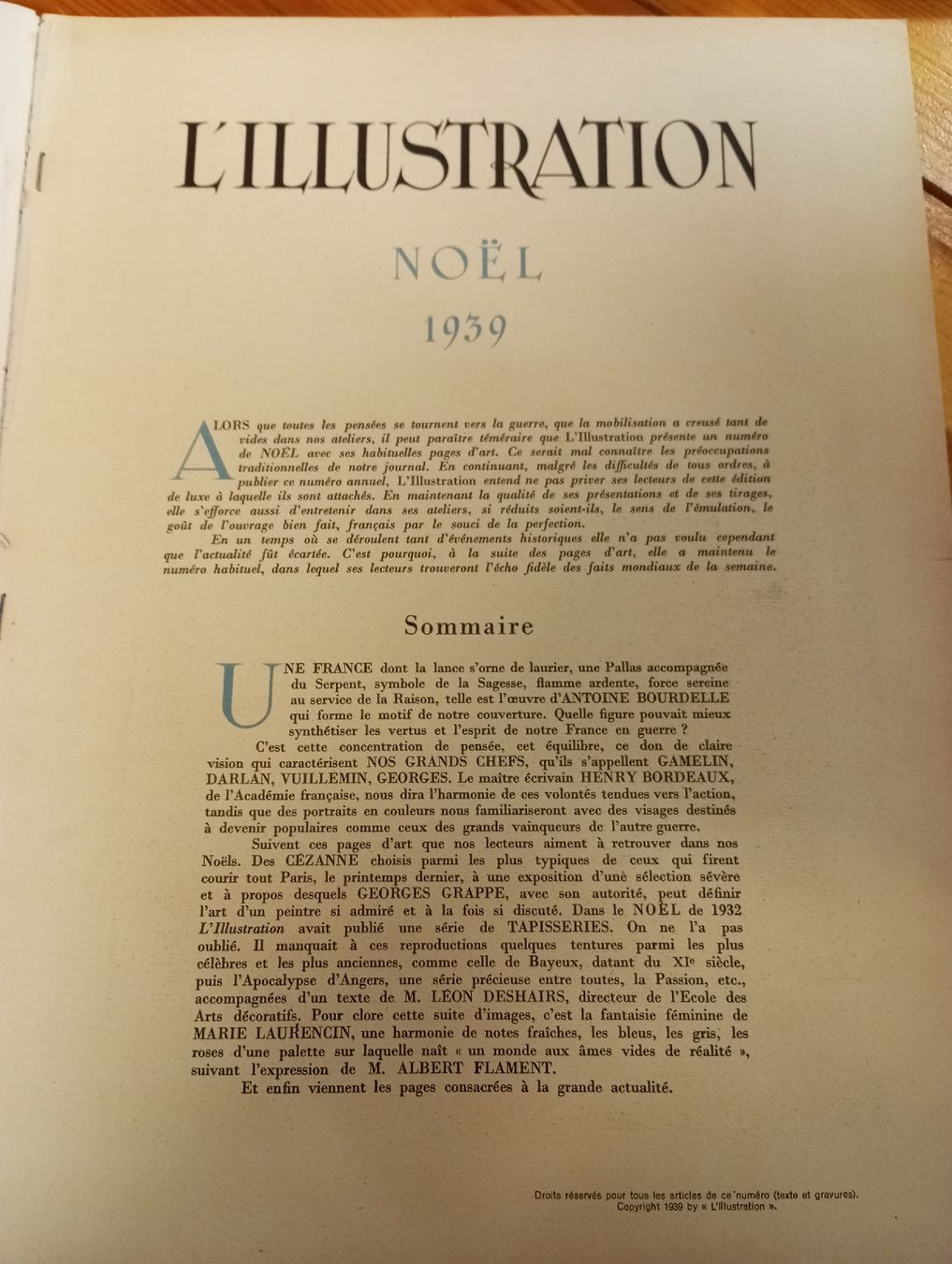 Libri: L'Illustration Noël 1939 & 1940  – Usato da Fribourg venduto da BOOK_IN 4