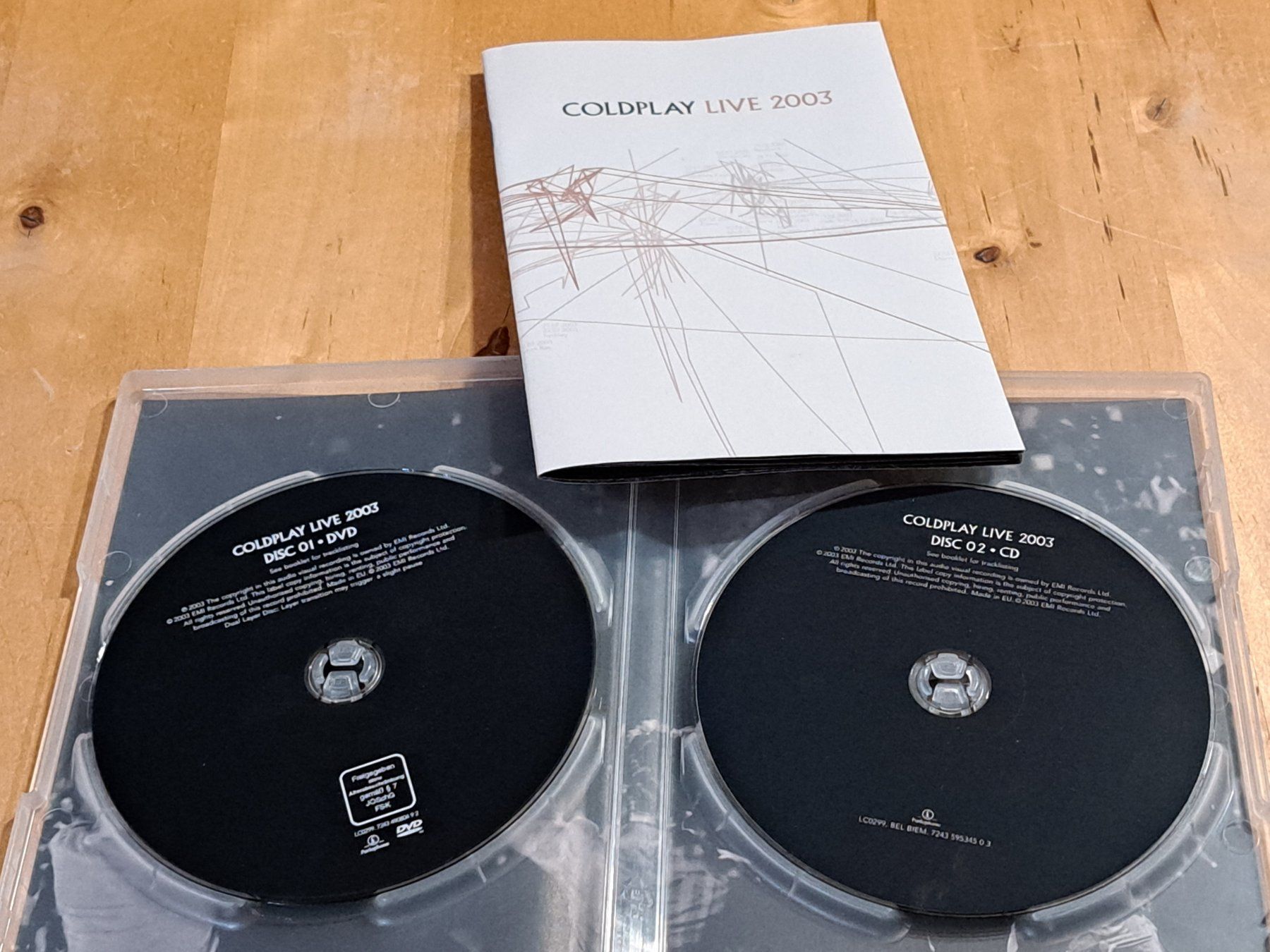 Tutti i DVDs: DVD COLDPLAY LIVE 2003, 2-Disc Edition – Usato da Unterseen venduto da Kanica 5