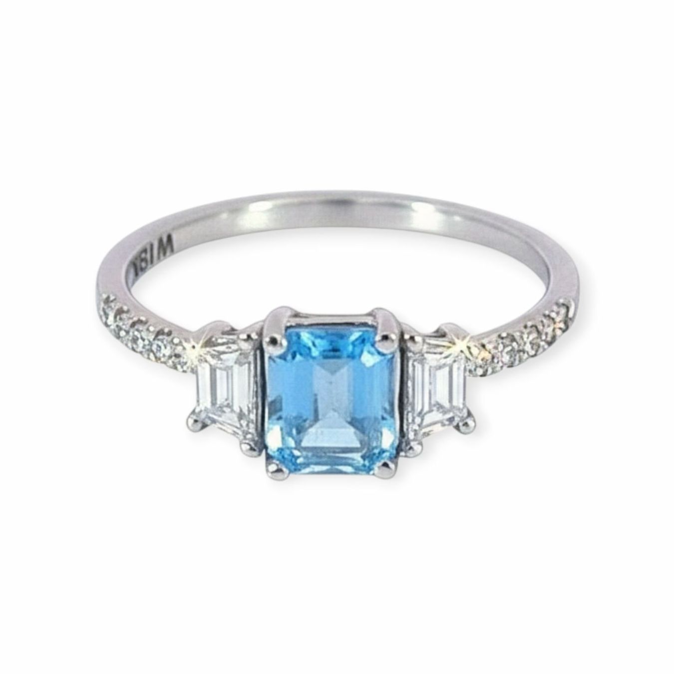 Anelli: Beryll-Ring 18k Weissgold 0,80ct – Nuovo e nell'imballaggio originale da Illnau venduto da Juwelier_Mahler_GmbH