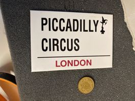 Magnet - Plaque Piccadilly Circus Londres souvenir