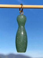 Schmuckanhänger  Aventurin  Kegel echter Stein Bead