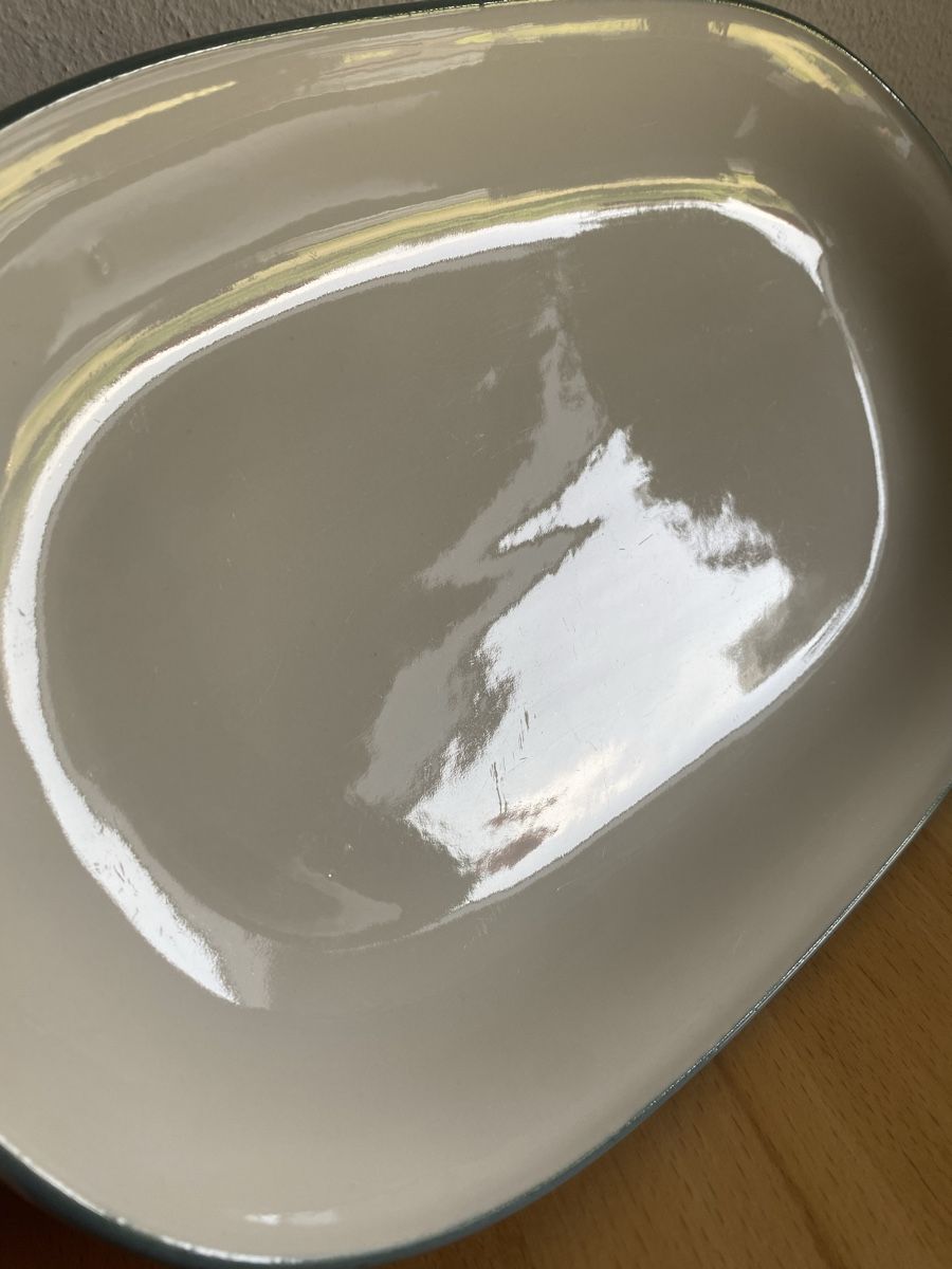 Rössler Servierplatten: Rössler Platte weiss mit blauem Rand Grösse 32 – Gebraucht aus Schwarzenburg von Michellu 3
