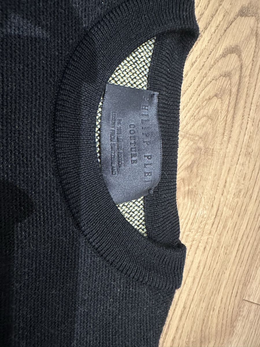 Philipp Plein Maglioni & Felpe: Philipp Plein Pullover Merino Wolle schwarz neuwertig – Nuovo (secondo la descrizione) da Hergiswil NW venduto da SilSa 1