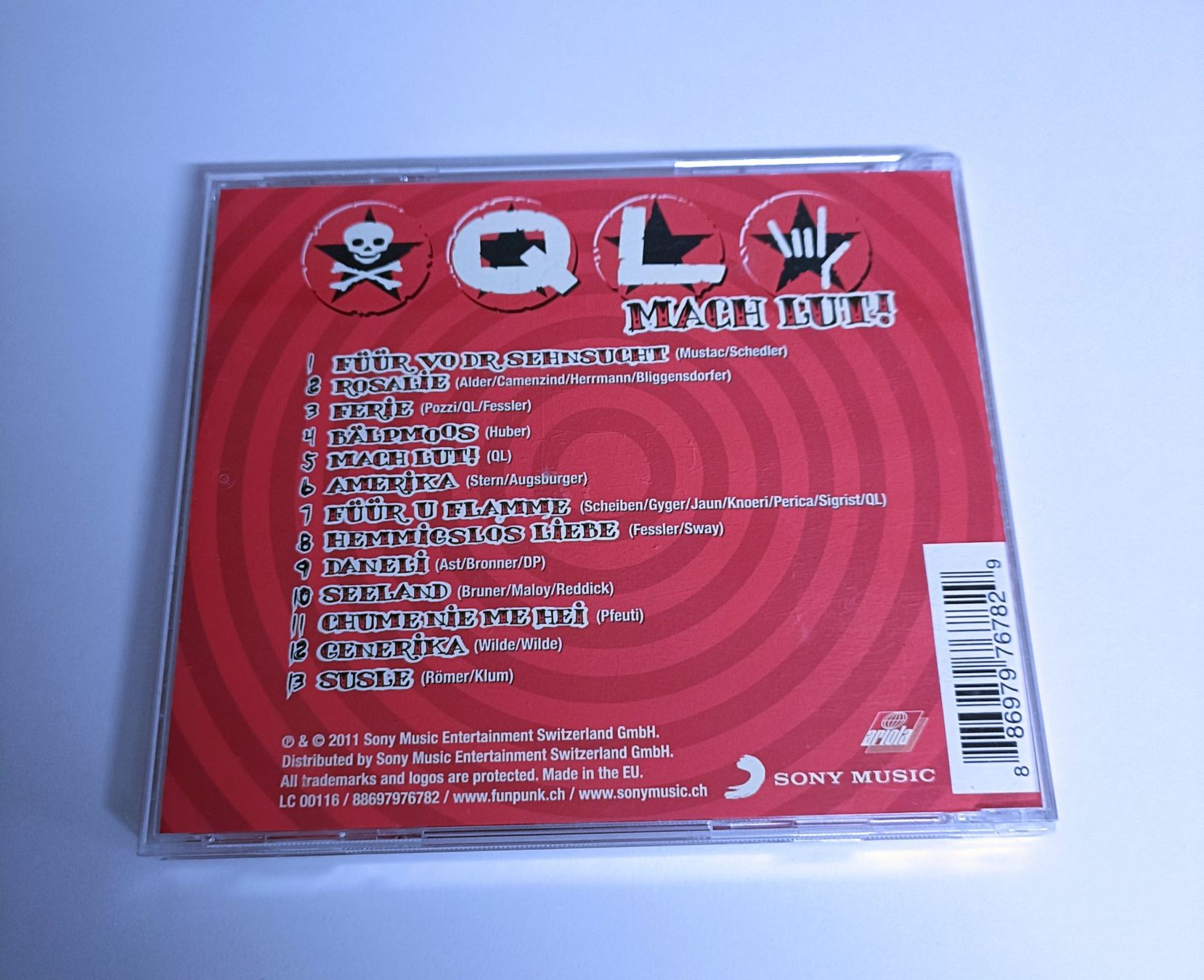 CD: QL - Mach Lut! | CD [R11] – Usato da Köniz venduto da MusicBoomRoom 3