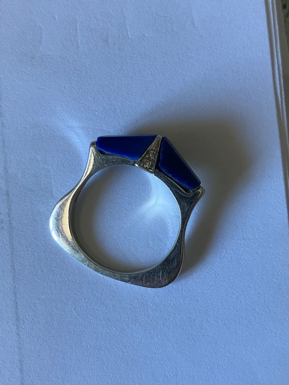 Ringe: Anello oro 18 kt e lapislazuli – Gebraucht aus Rancate von FiorAngela011 2