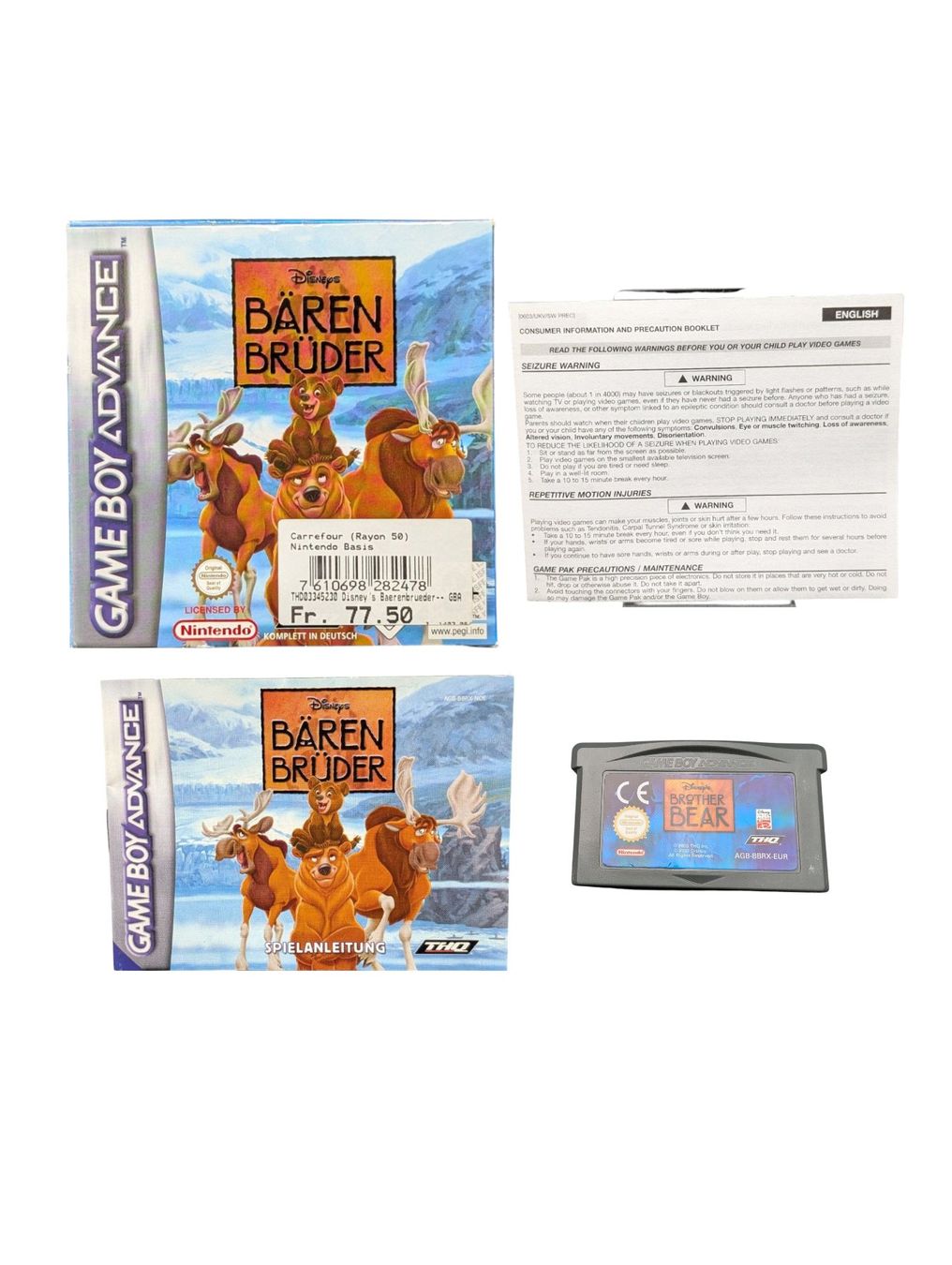 Nintendo Giochi: Disneys Bären Brüder OVP Game Boy Advance – Usato da Domat/Ems venduto da IsseldorsShop 1
