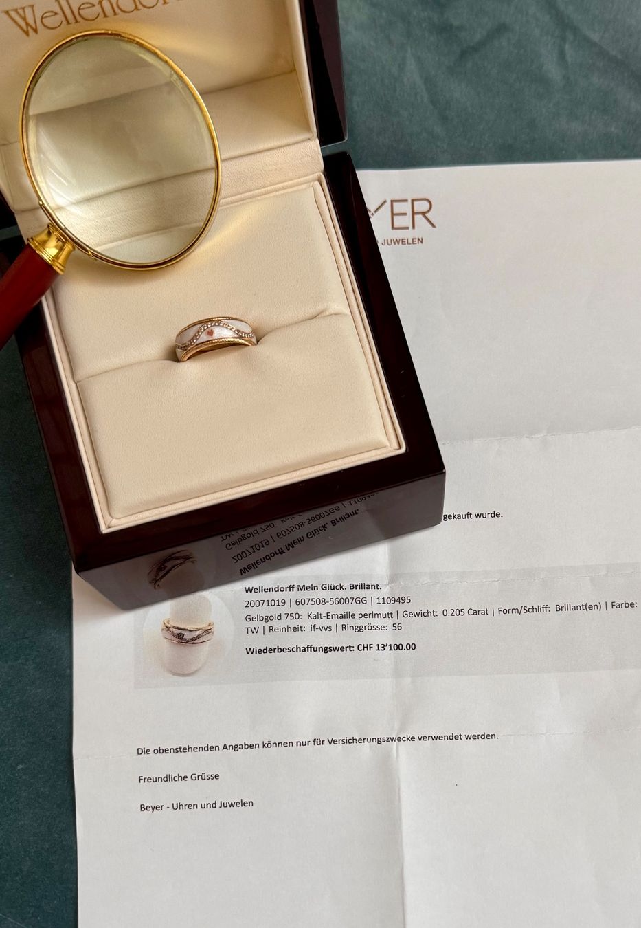 Wellendorff Anelli: Wellendorff Ring "Mein Glück" – Usato da Biel/Bienne venduto da Lilikoi-Ohana 4