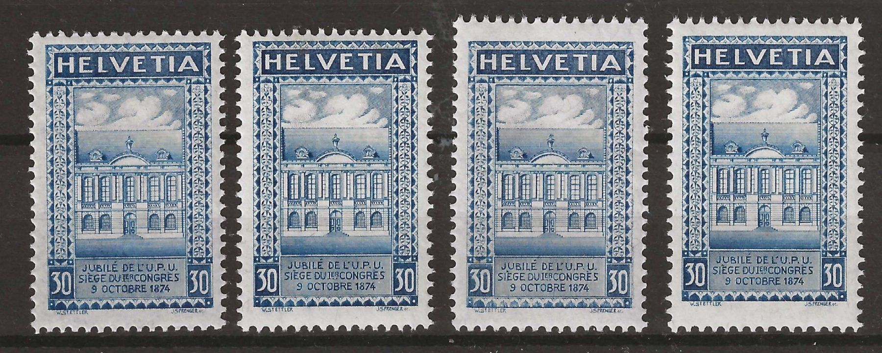 Tutti i francobolli: 1924 : Nr. 168 A/B, Typ I + II - postfrisch ** – Nuovo (secondo la descrizione) da Gümligen venduto da Geniusbuy