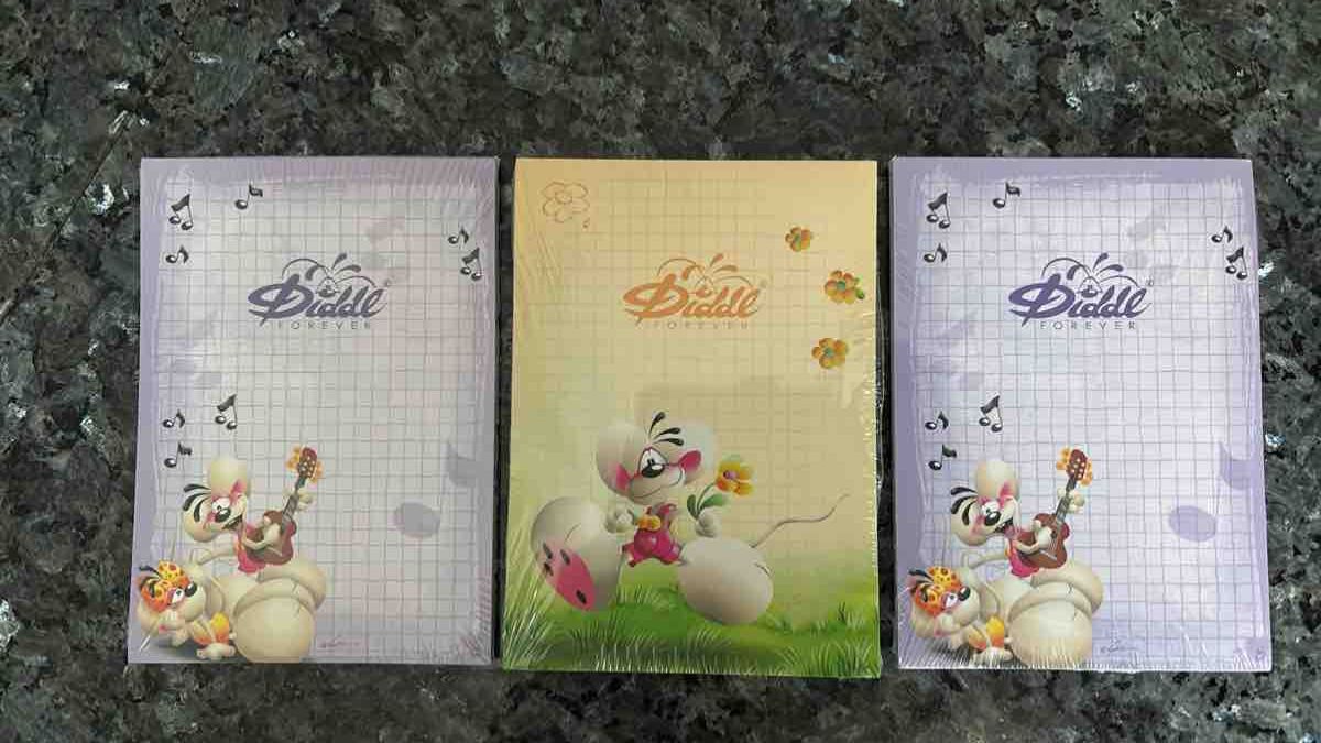 Schreibblöcke: 3x Notizblöcke A6 50 Blatt Diddl NEU – Neu und originalverpackt aus Bern von blu123