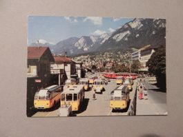 Karte Postauto Chur GR Schweiz 1979