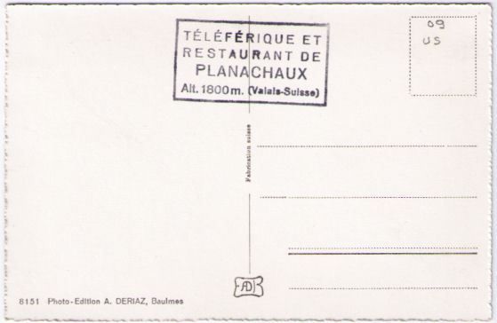 Cartes postales: Champéry - Luftseilbahn Planachaux – D'occasion à Binningen par Mountainrider 1