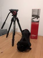Manfrotto 190go! Stativ + MVH500AH Videokopf & Tasche