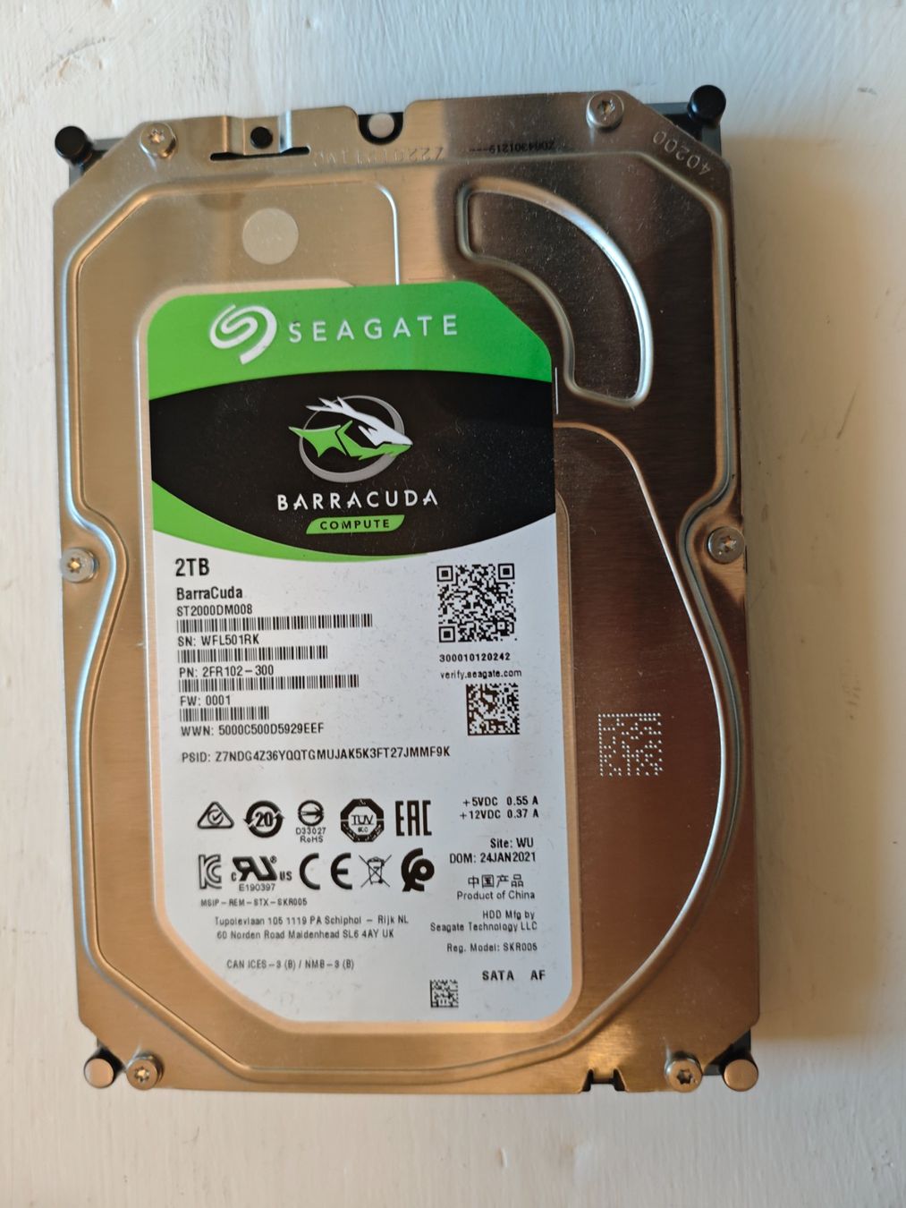Seagate Dischi rigidi: Seagate BarraCuda 2TB gebraucht funktionsfähig – Usato da Dübendorf venduto da tho_v2cs