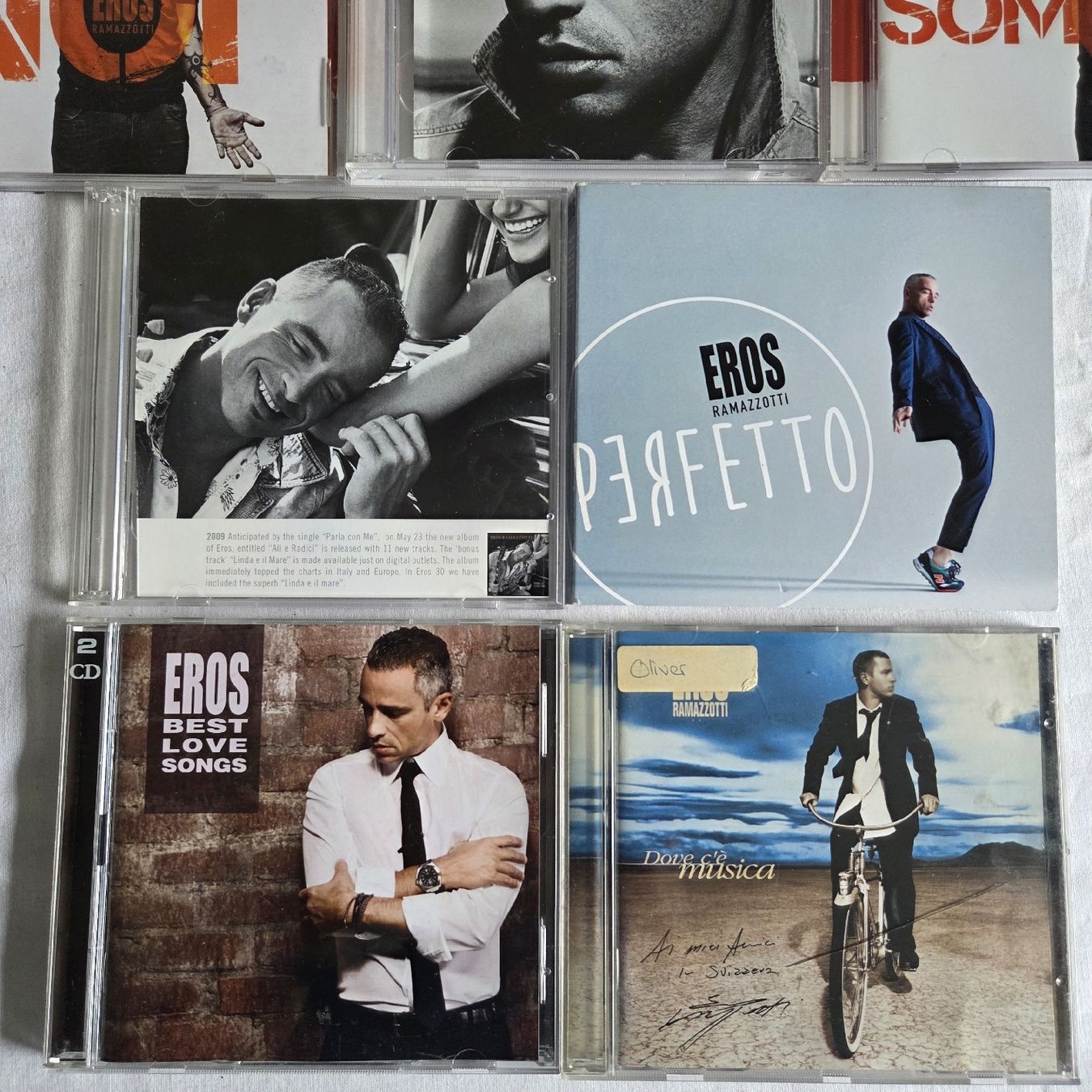 CD: Eros Ramazzotti CD Konvolut – Usato da Stans venduto da Ducati16 1