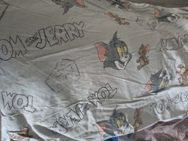 Bettwäsches Set Tom and Jerry Disney gebrauchter Zustand